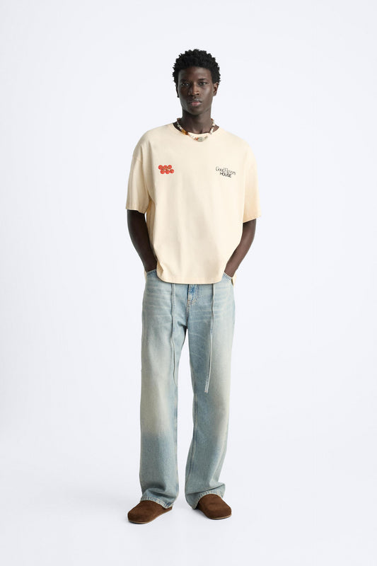 Camiseta Zara Oversize